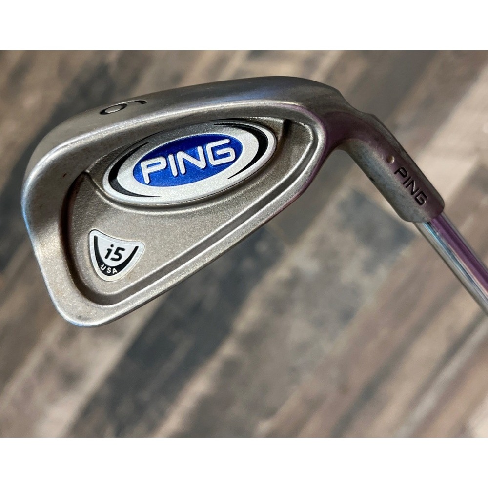 PING i5 Single 6 Iron Green Dot True Temper Steel Shaft Ping Grip RH